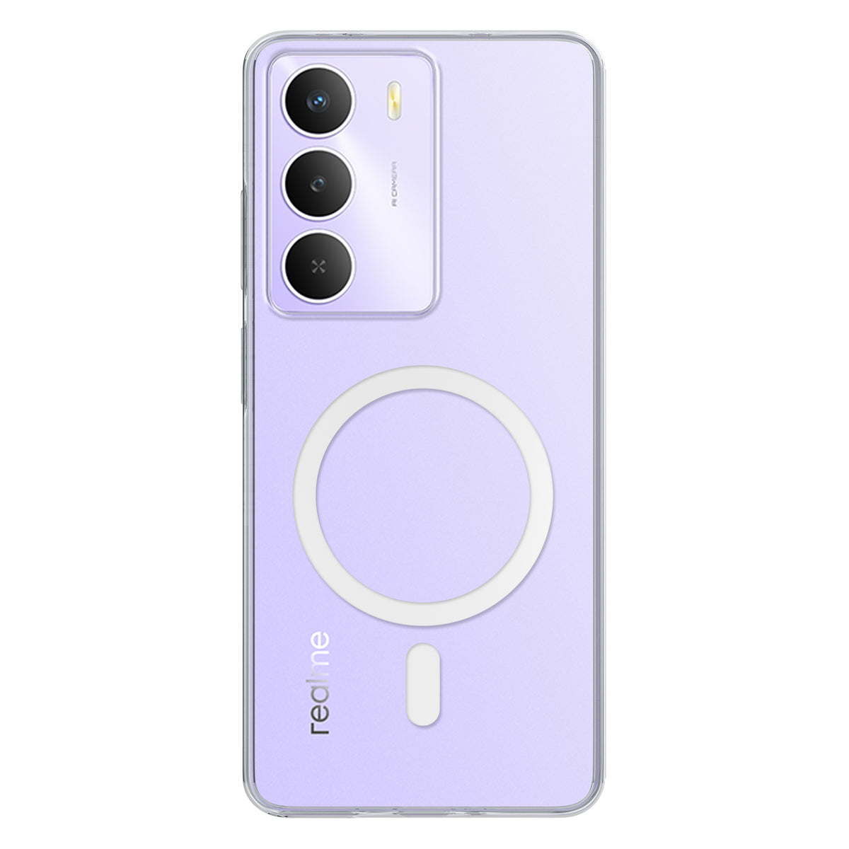Anti-Yellow Magsafe Clear Case - Realme Narzo 80 Lite 5G