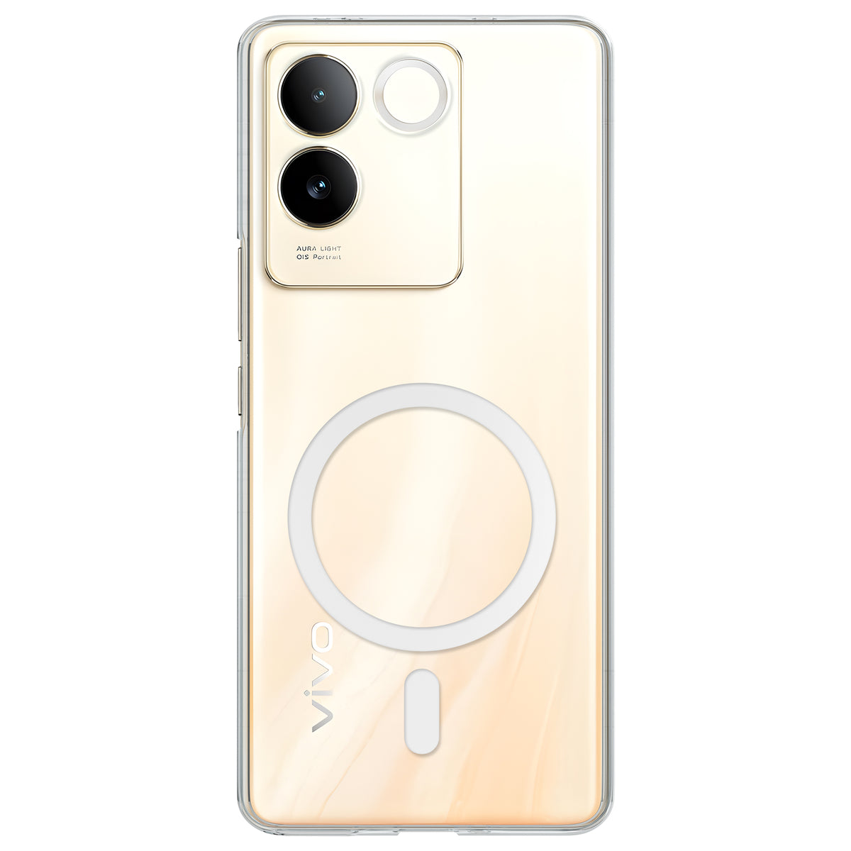 Anti-Yellow Magsafe Clear Case - Vivo T2 Pro 5G