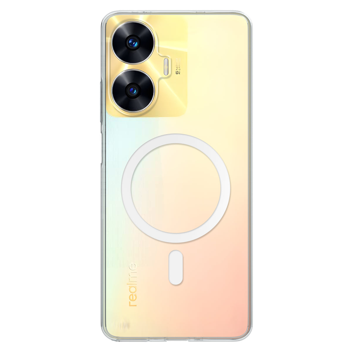 Anti-Yellow Magsafe Clear Case - Realme C55