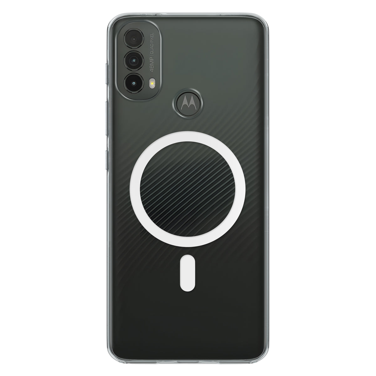 Anti-Yellow Magsafe Clear Case - Moto E40