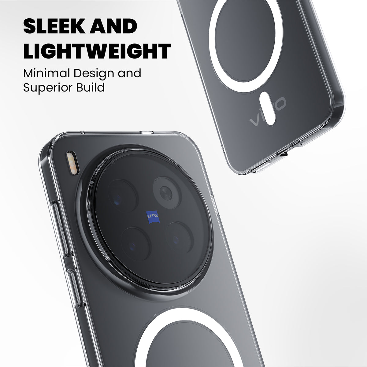 Anti-Yellow Magsafe Clear Case - Vivo T3 Pro 5G