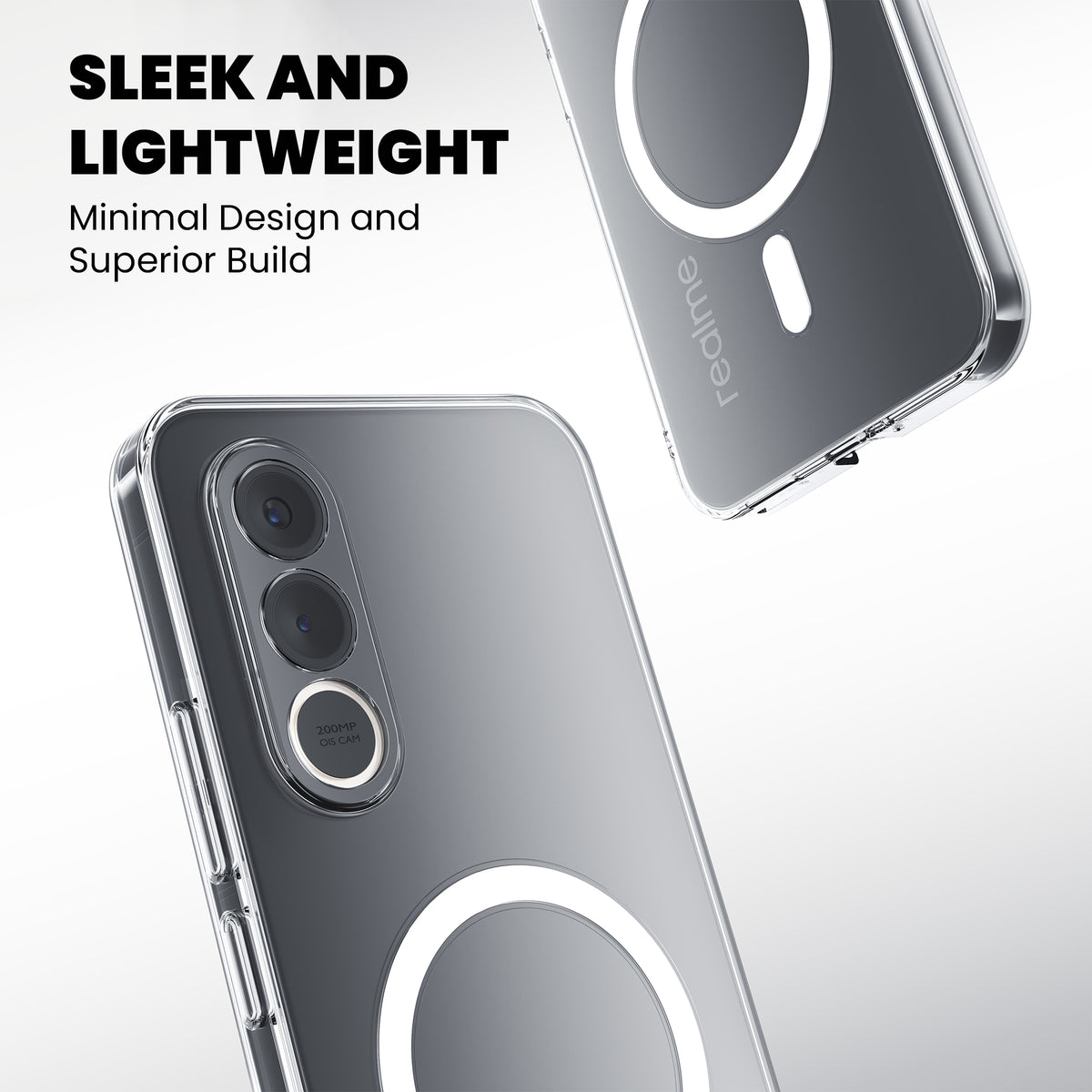 Anti-Yellow Magsafe Clear Case - Vivo V70 FE