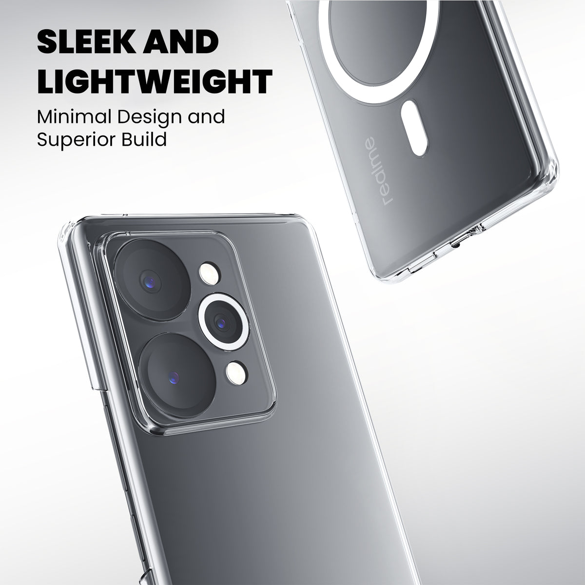 Anti-Yellow Clear Case - Realme 10 Pro plus 5G