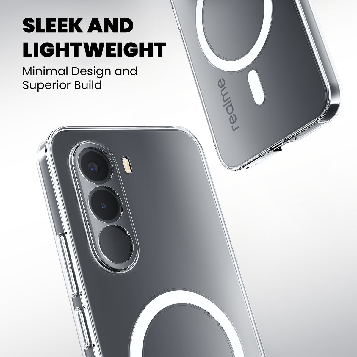 Anti-Yellow Magsafe Clear Case - Realme 6