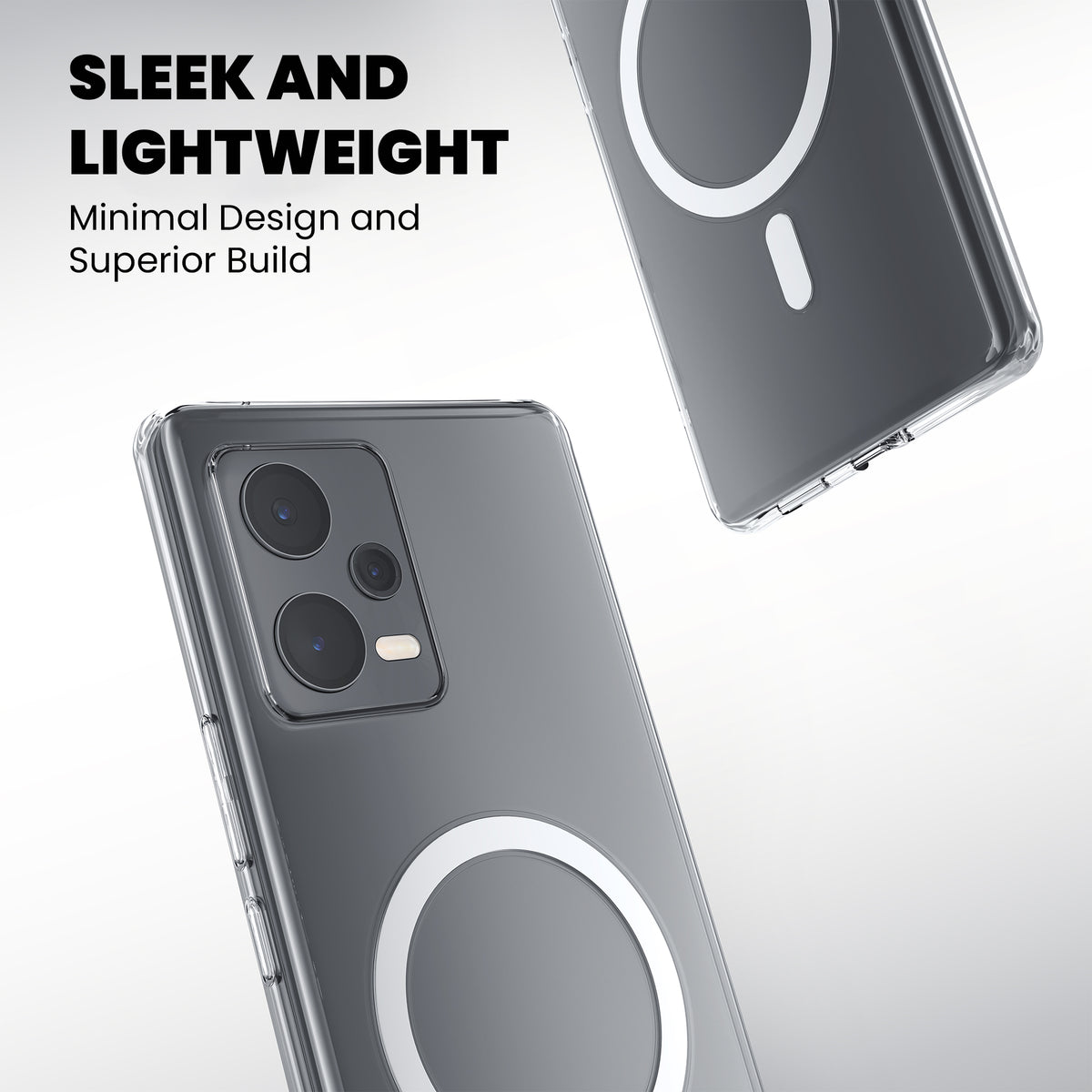 Anti-Yellow Magsafe Clear Case - Redmi Note 11T 5G
