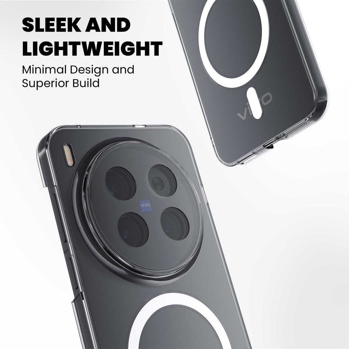 Anti-Yellow Magsafe Clear Case - Vivo X90 Pro