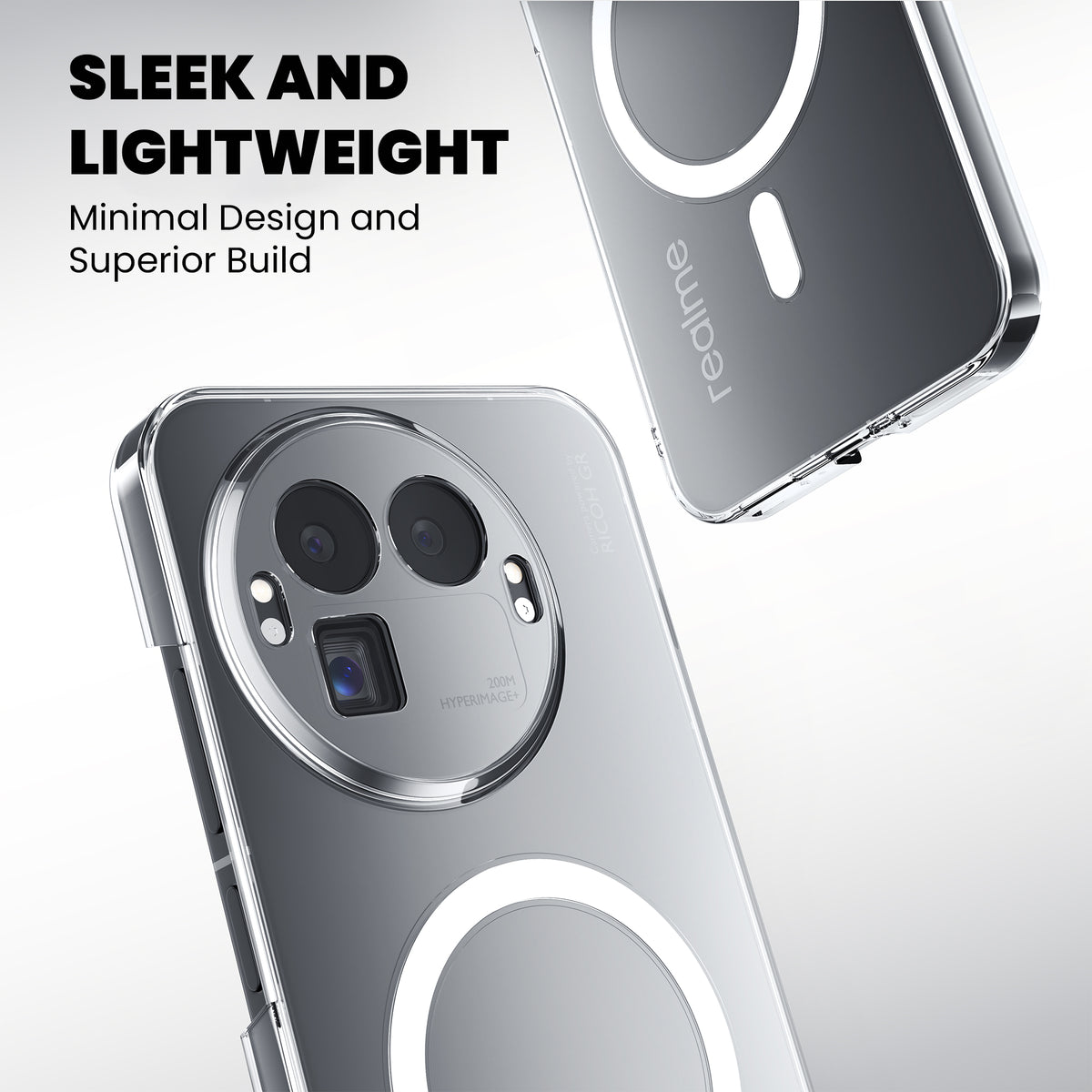 Anti-Yellow Magsafe Clear Case - Realme 14 Pro 5G