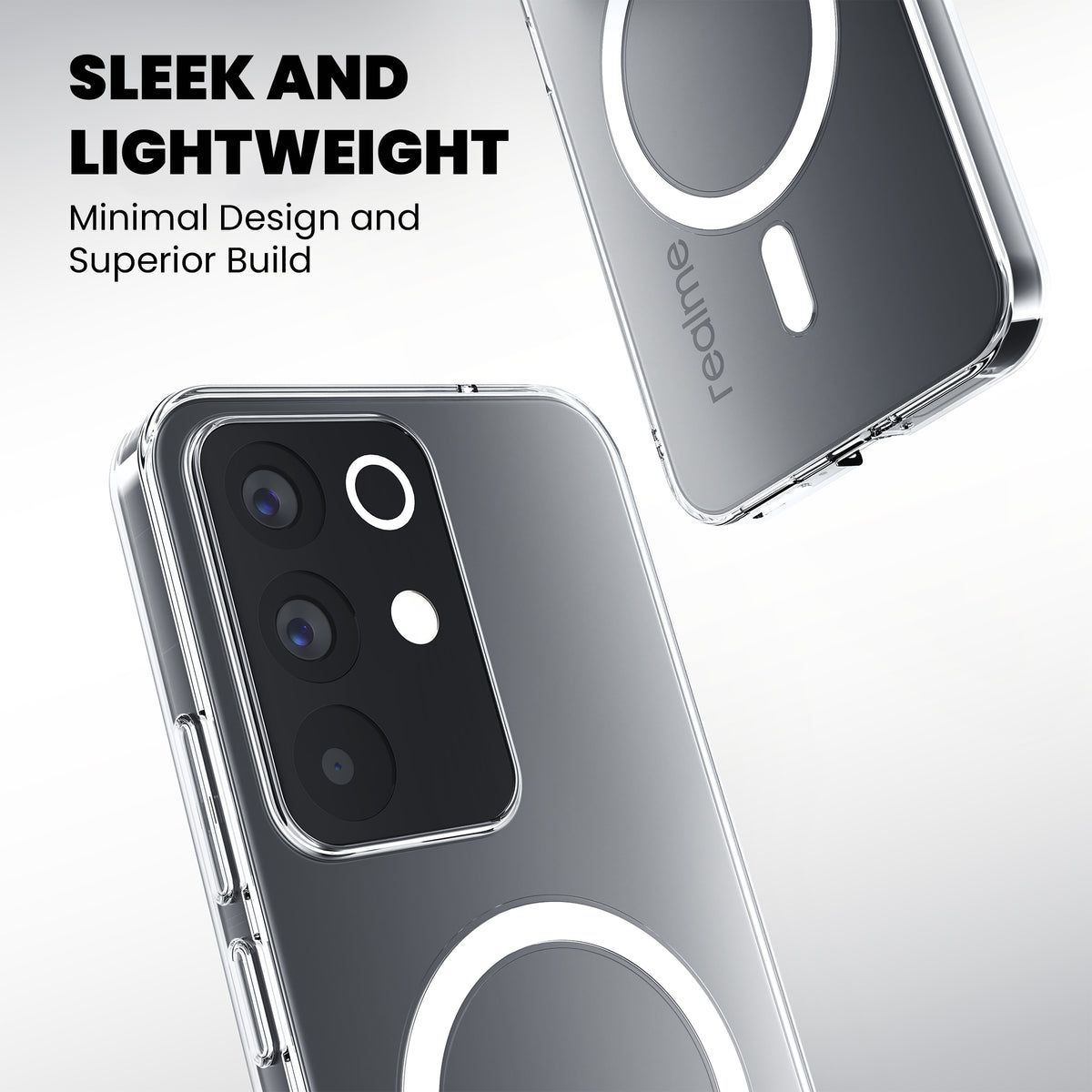Anti-Yellow Magsafe Clear Case - Realme C75 5G