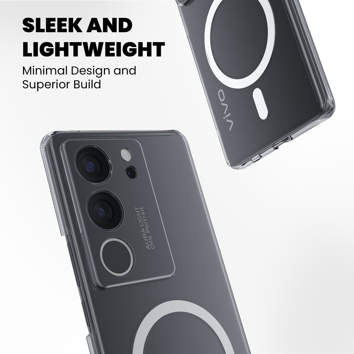 Anti-Yellow Magsafe Clear Case - Vivo V29 Pro