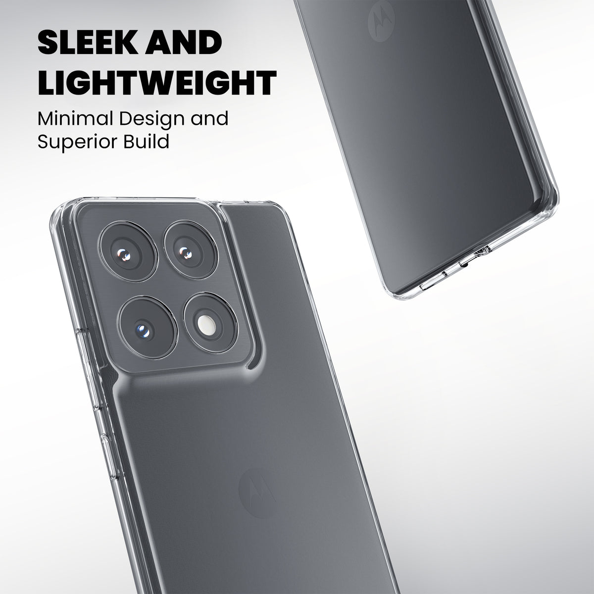 Anti-Yellow Clear Case - Motorola Signature