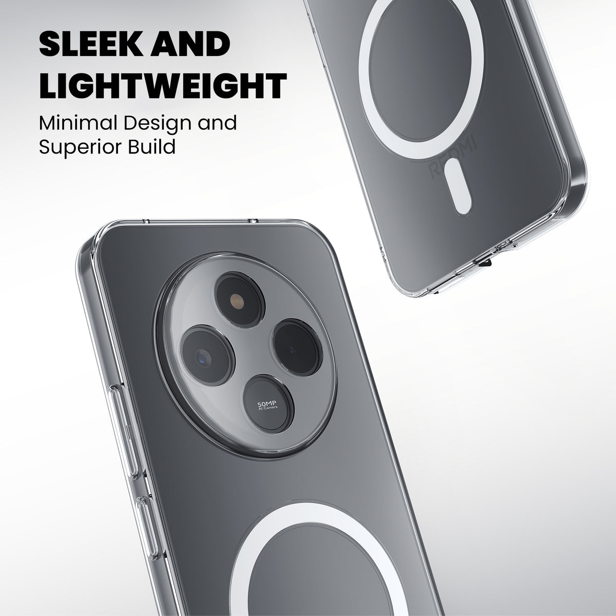 Anti-Yellow Magsafe Clear Case - Redmi 14C 5G