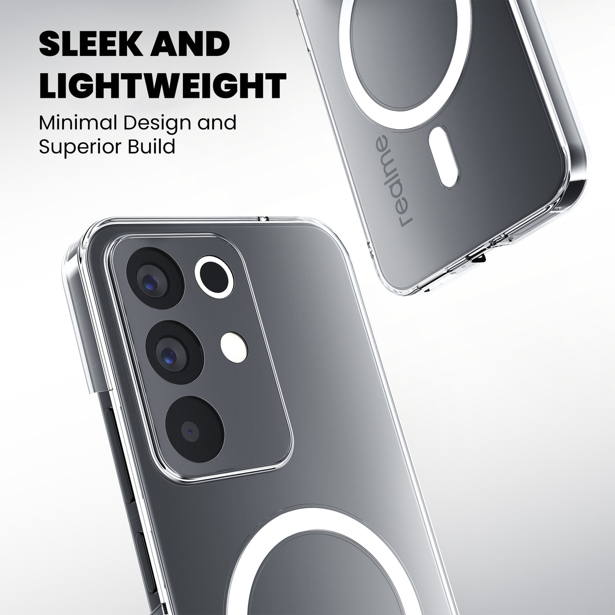 Anti-Yellow Magsafe Clear Case - Realme GT Master Edition