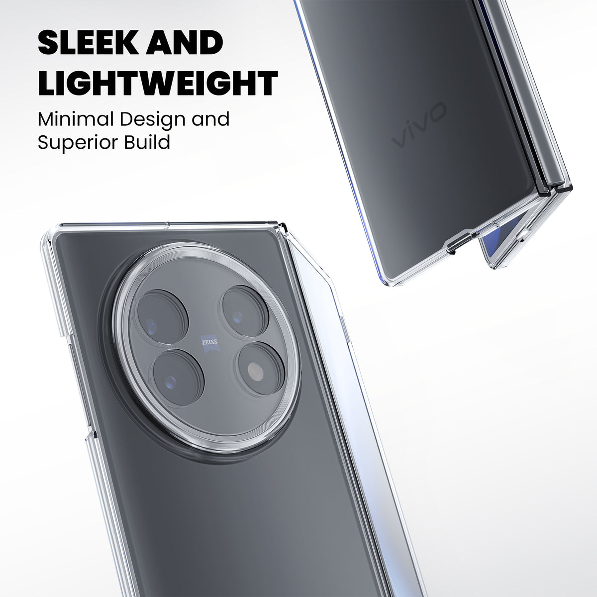 Anti-Yellow Clear Case - Vivo X Fold 3 Pro