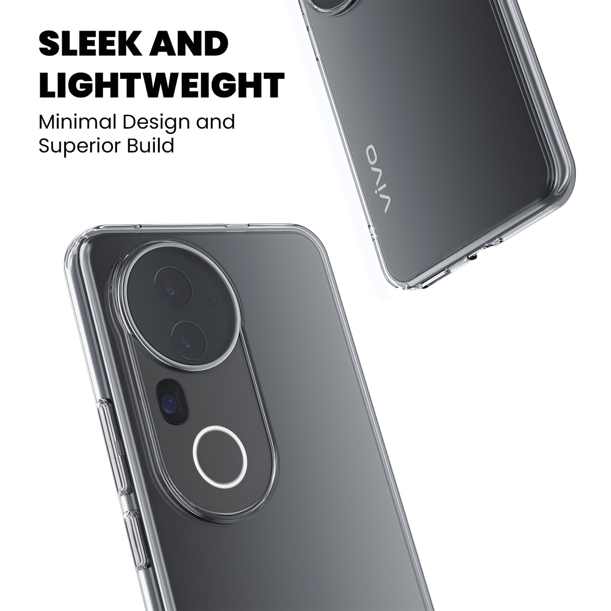 Anti-Yellow Clear Case - Vivo V40e 5G