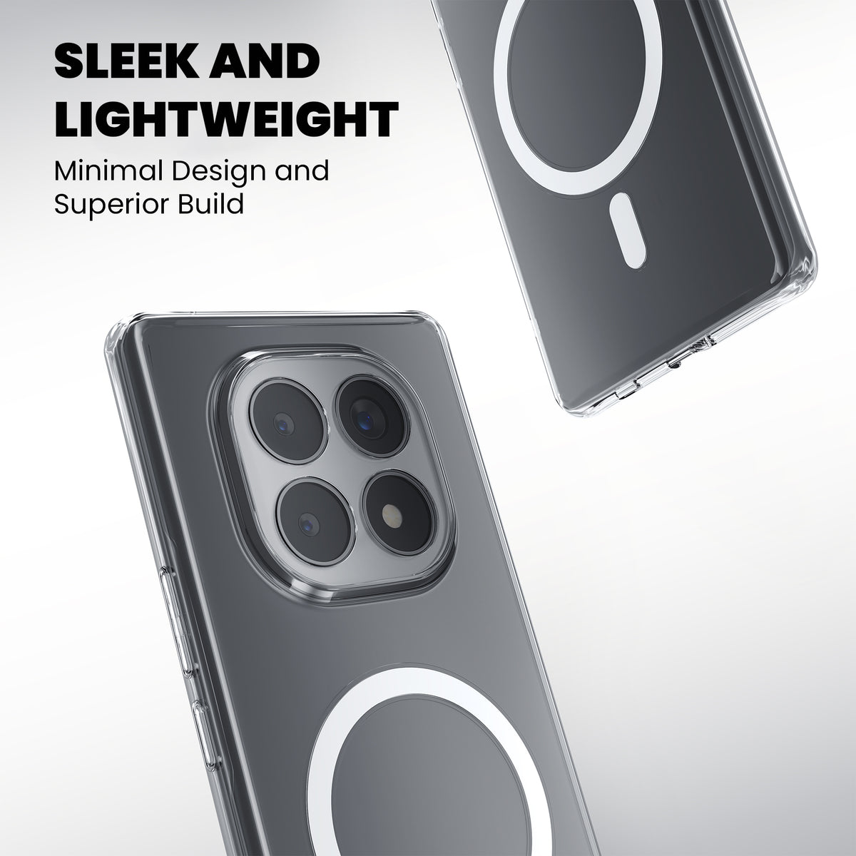 Anti-Yellow Magsafe Clear Case - Redmi Note 15 Pro Plus 5G