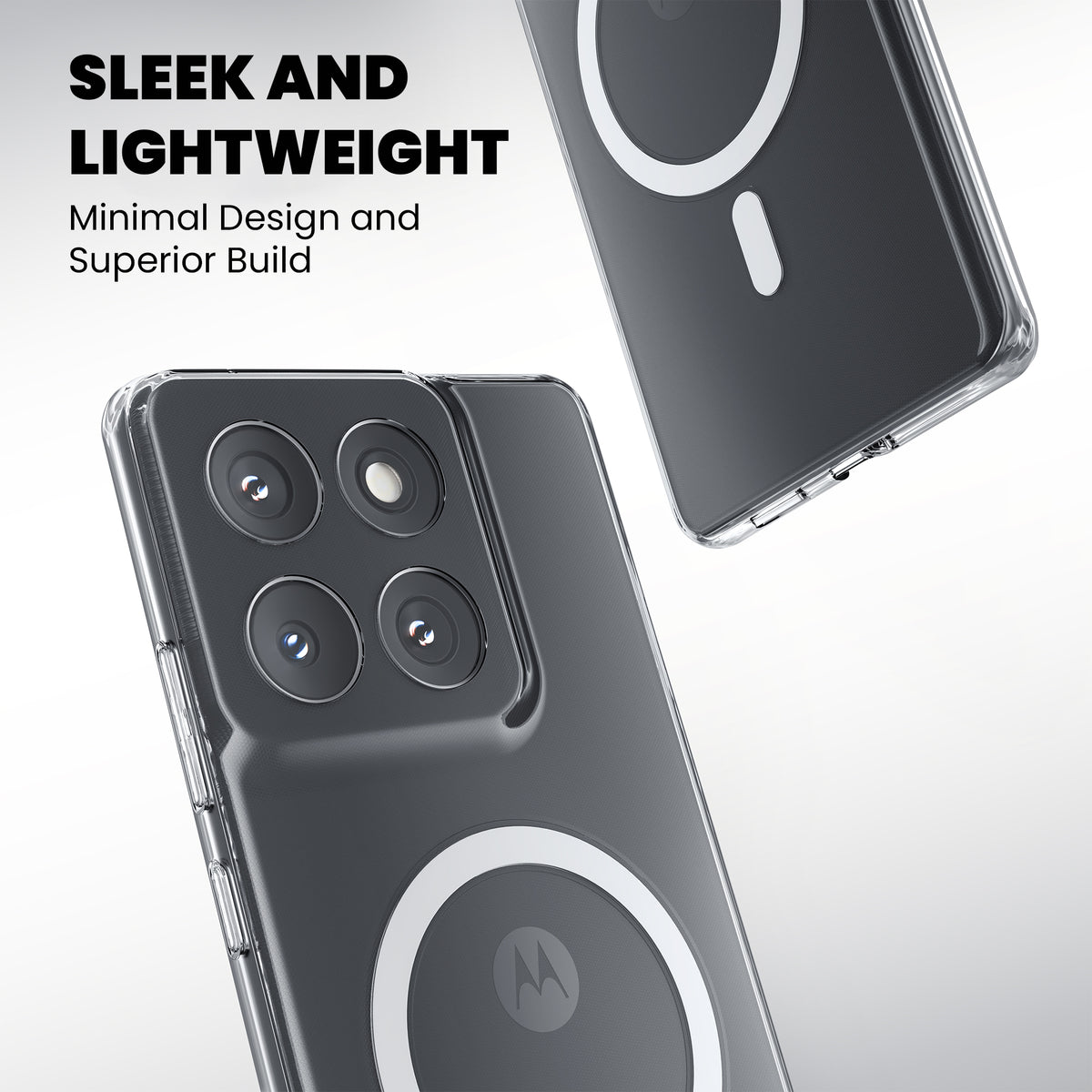 Anti-Yellow Magsafe Clear Case - Moto G37