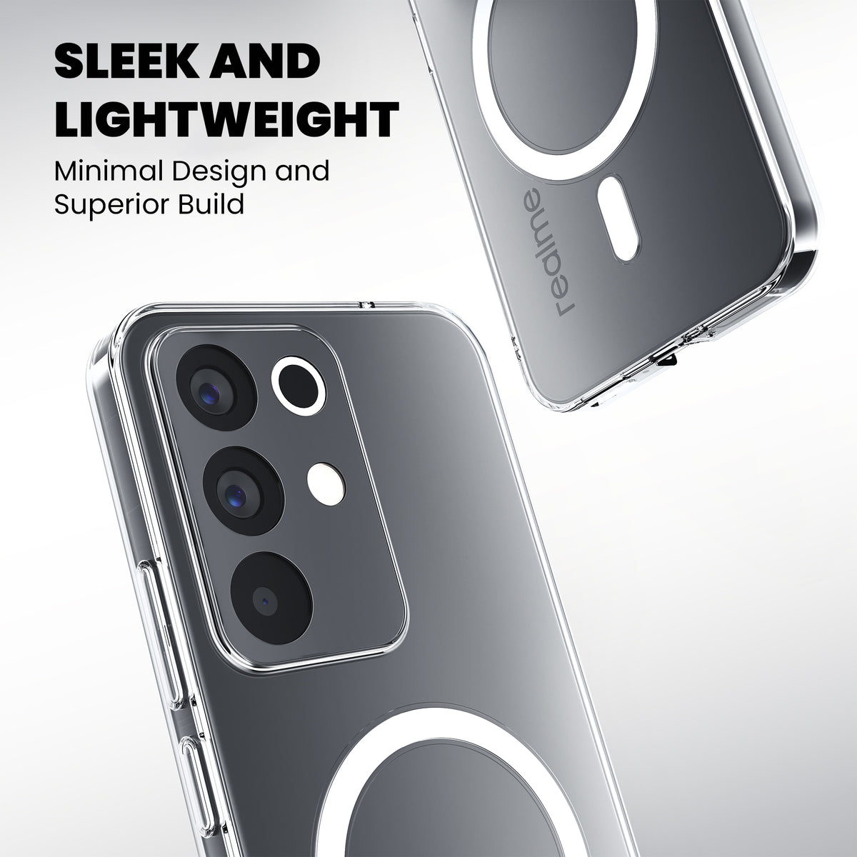 Anti-Yellow Magsafe Clear Case - Realme GT Neo 2