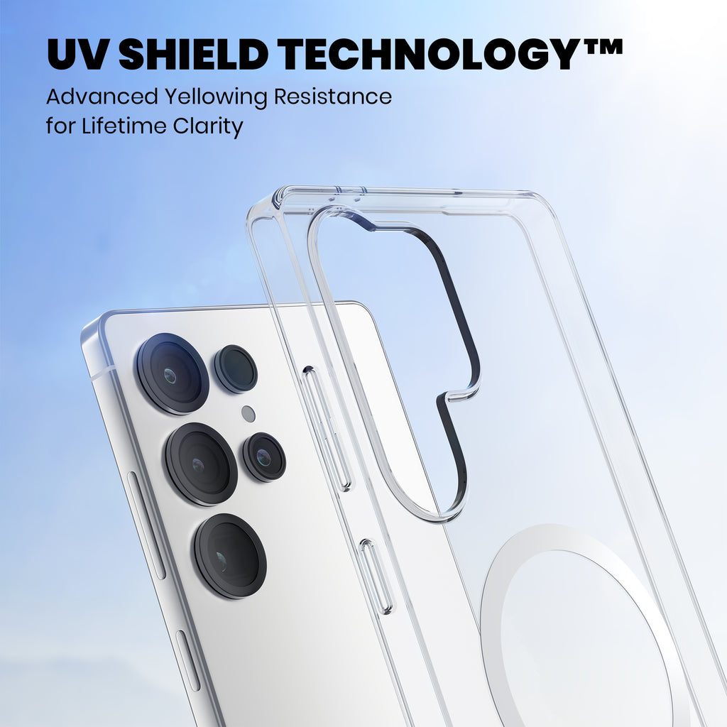 Anti-Yellow Magsafe Clear Case Samsung S Series