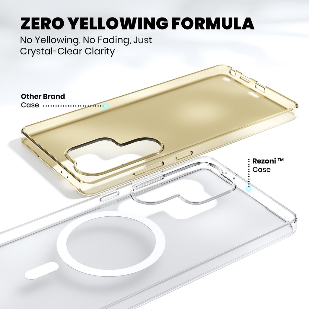 Anti-Yellow Magsafe Clear Case Samsung S Series