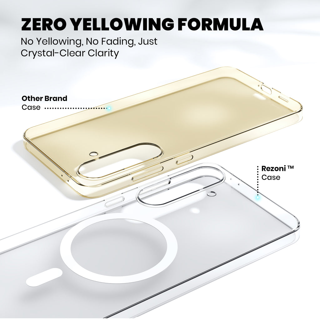 Anti-Yellow Magsafe Clear Case Samsung S Series