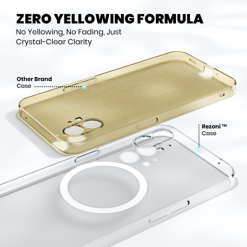 Anti-Yellow Magsafe Clear Case Nothing
