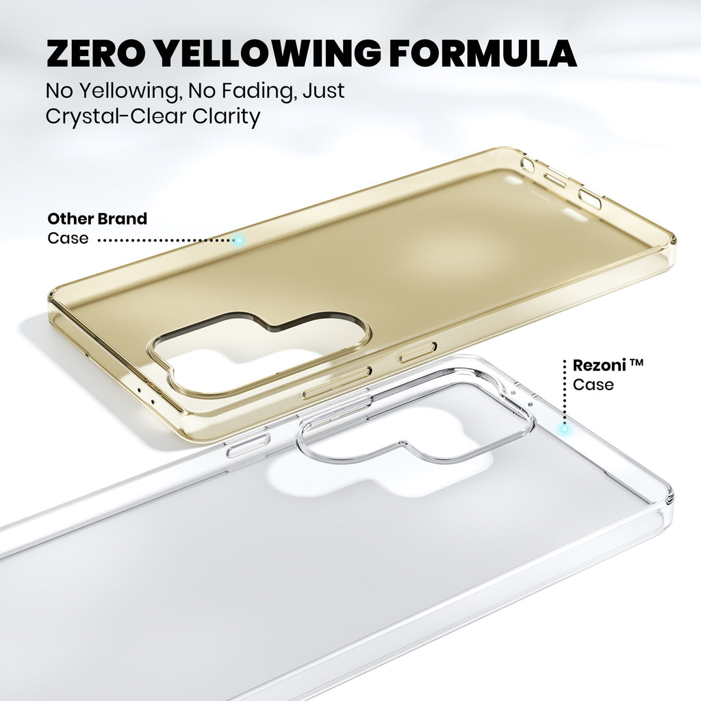 Anti-Yellow Clear Case Samsung S Series