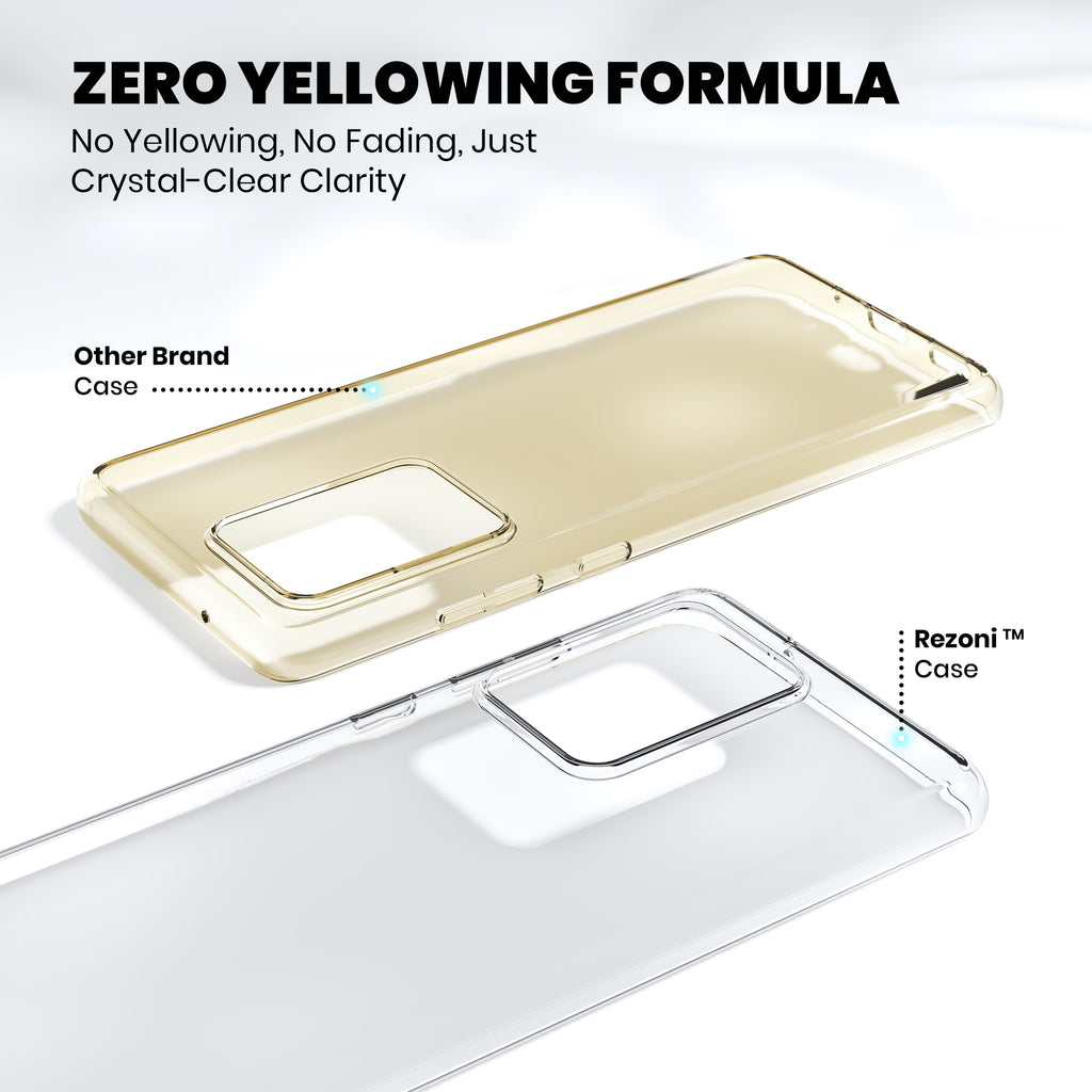 Anti-Yellow Clear Case Samsung A Series