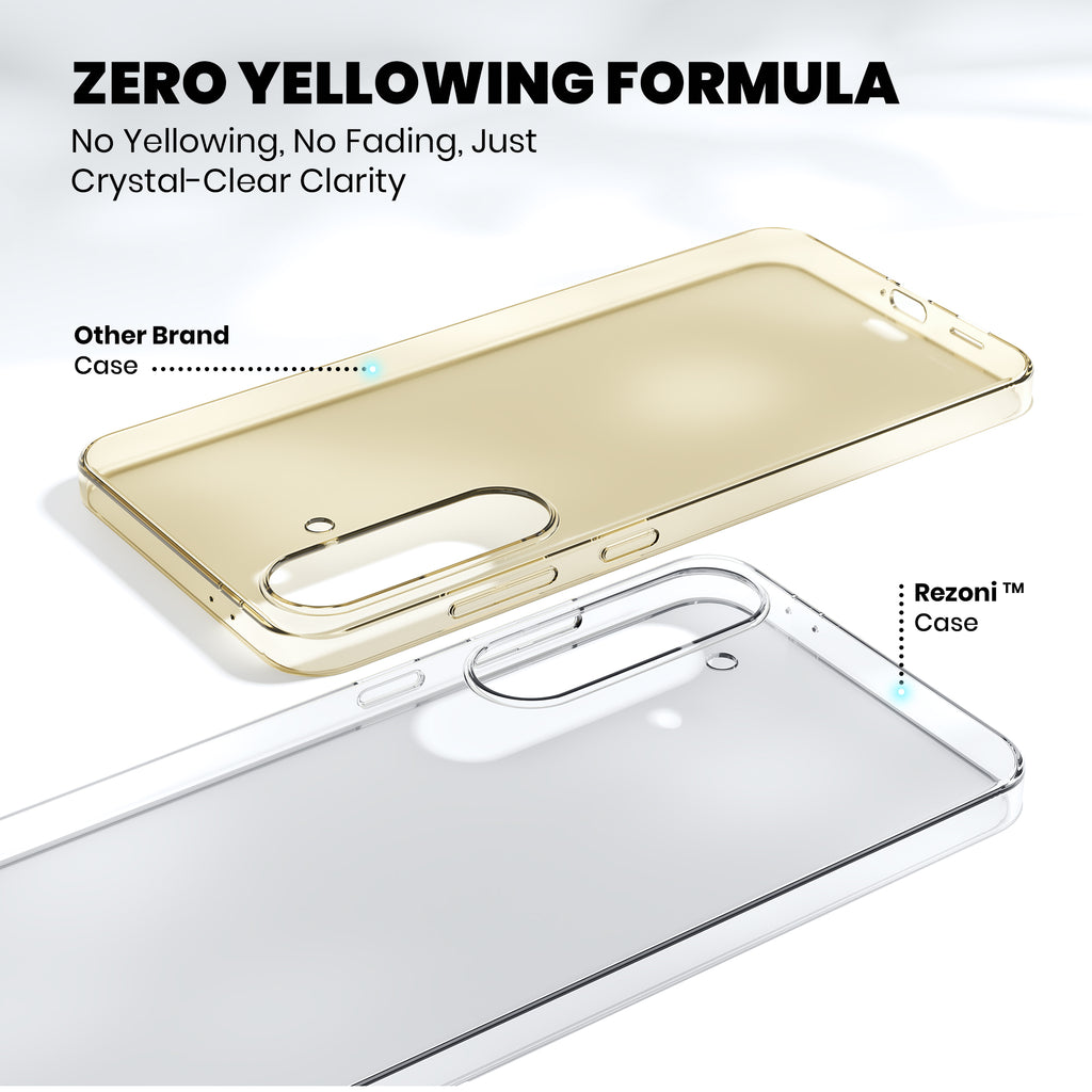 Anti-Yellow Clear Case Samsung S Series