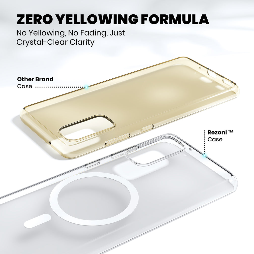 Anti-Yellow Magsafe Clear Case Samsung S Series