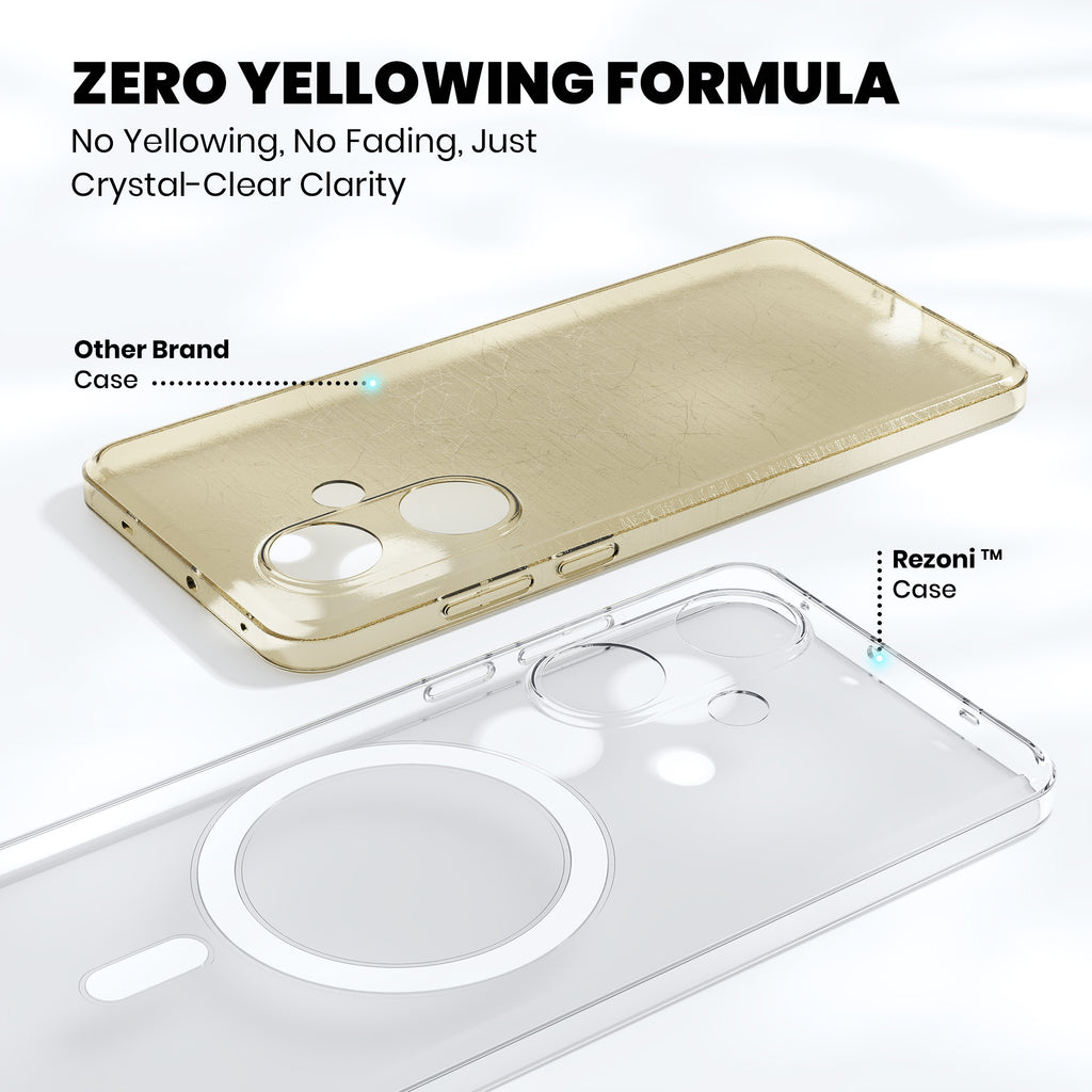 Anti-Yellow Magsafe Clear Case - OnePlus Nord CE 3 Lite