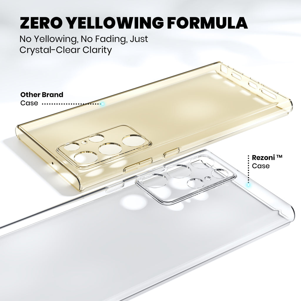 Anti-Yellow Clear Case Samsung S Series