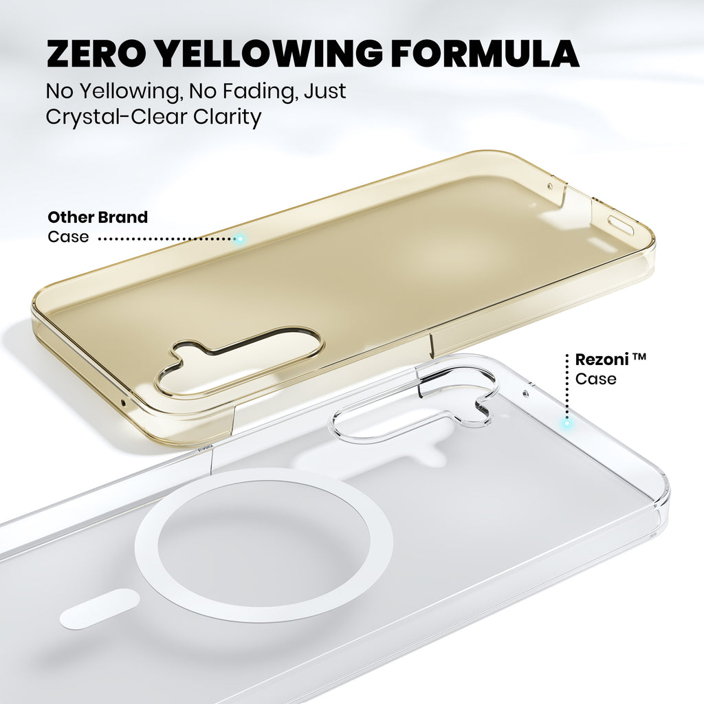 Anti-Yellow Magsafe Clear Case Samsung A Series