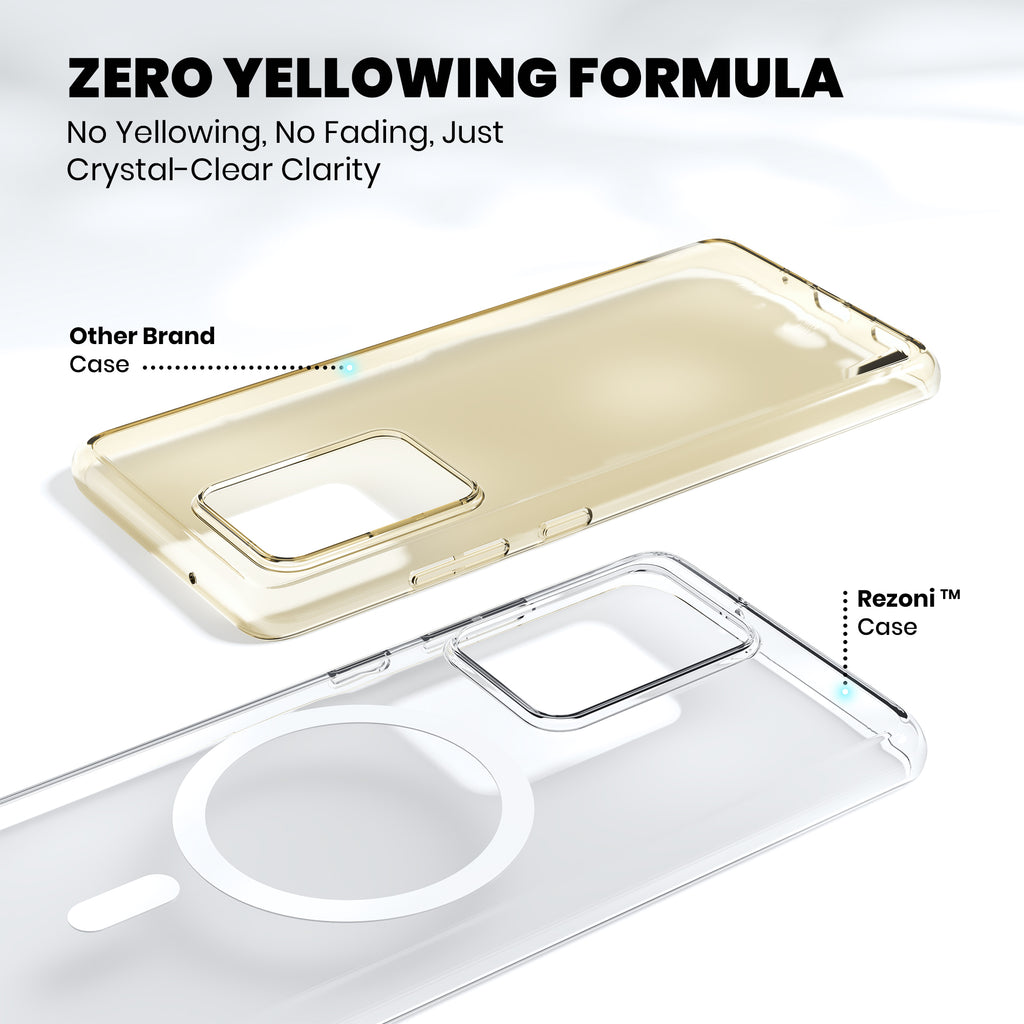 Anti-Yellow Magsafe Clear Case Samsung A Series