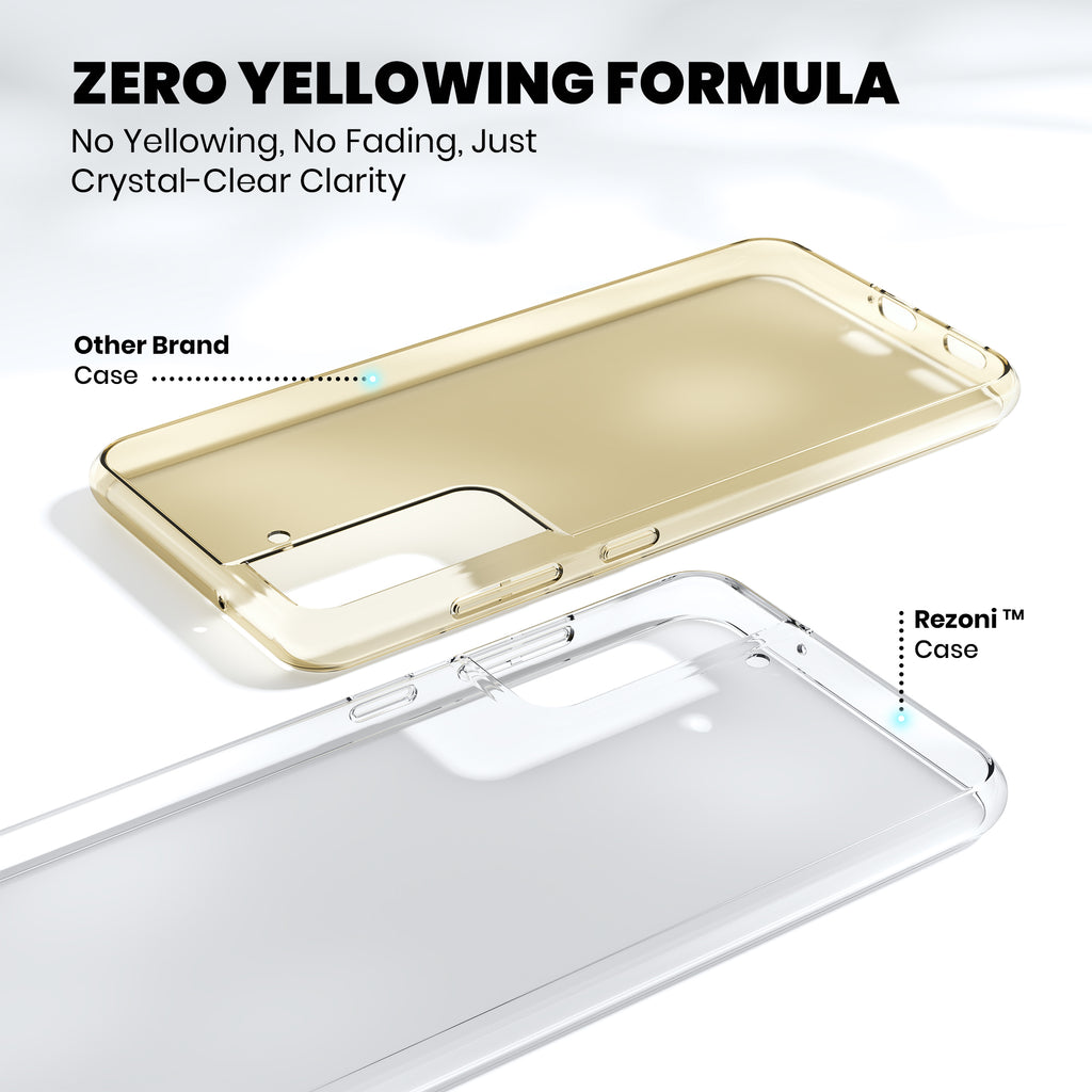 Anti-Yellow Clear Case Samsung S Series