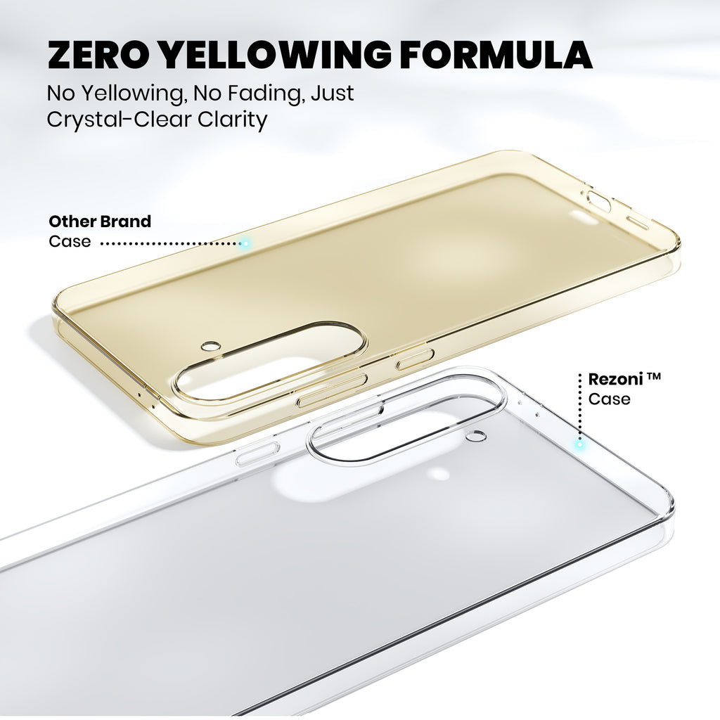 Anti-Yellow Clear Case Samsung S Series
