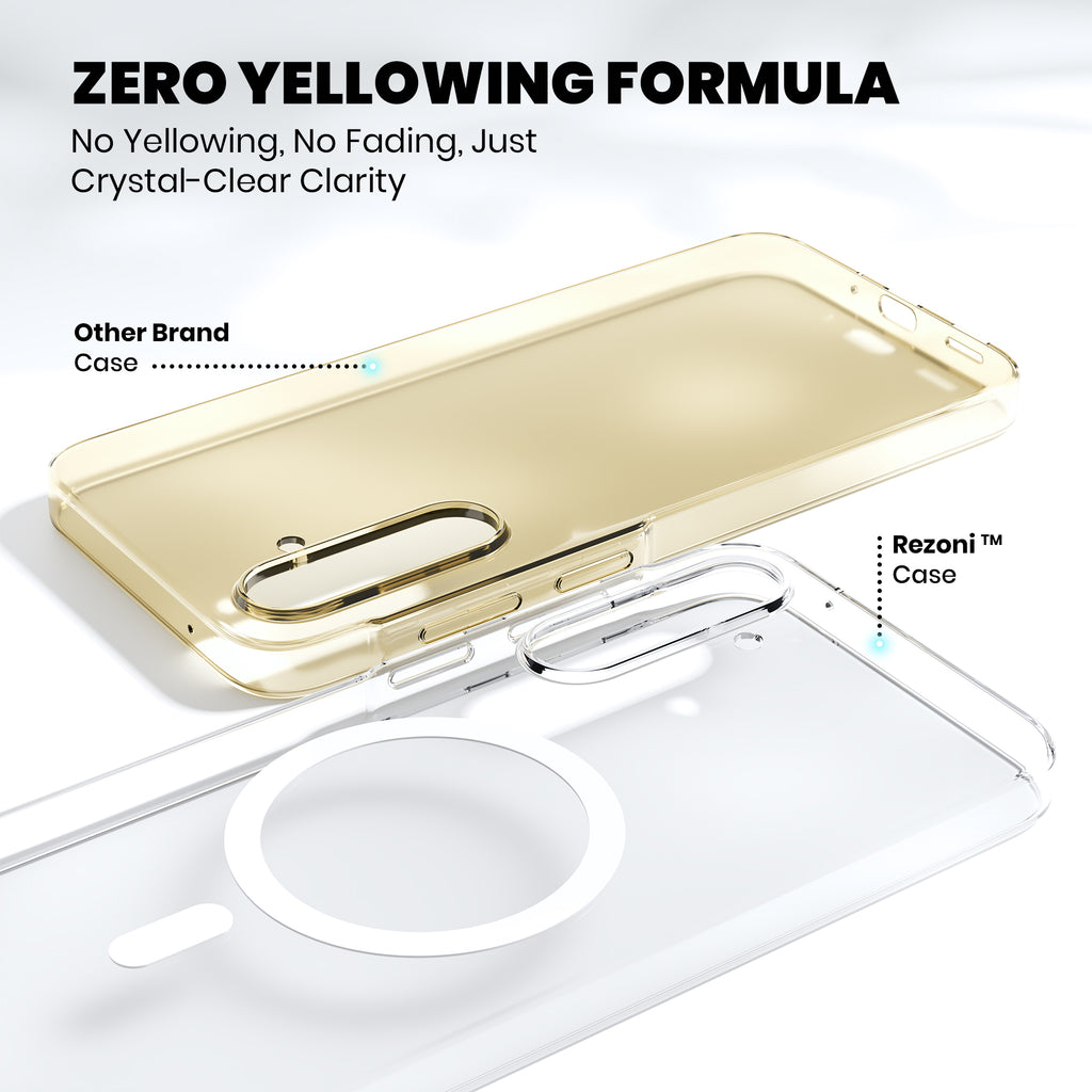 Anti-Yellow Magsafe Clear Case Samsung A Series