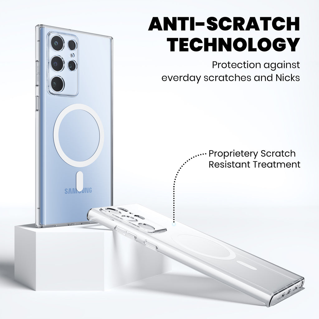 Anti-Yellow Magsafe Clear Case Samsung S Series