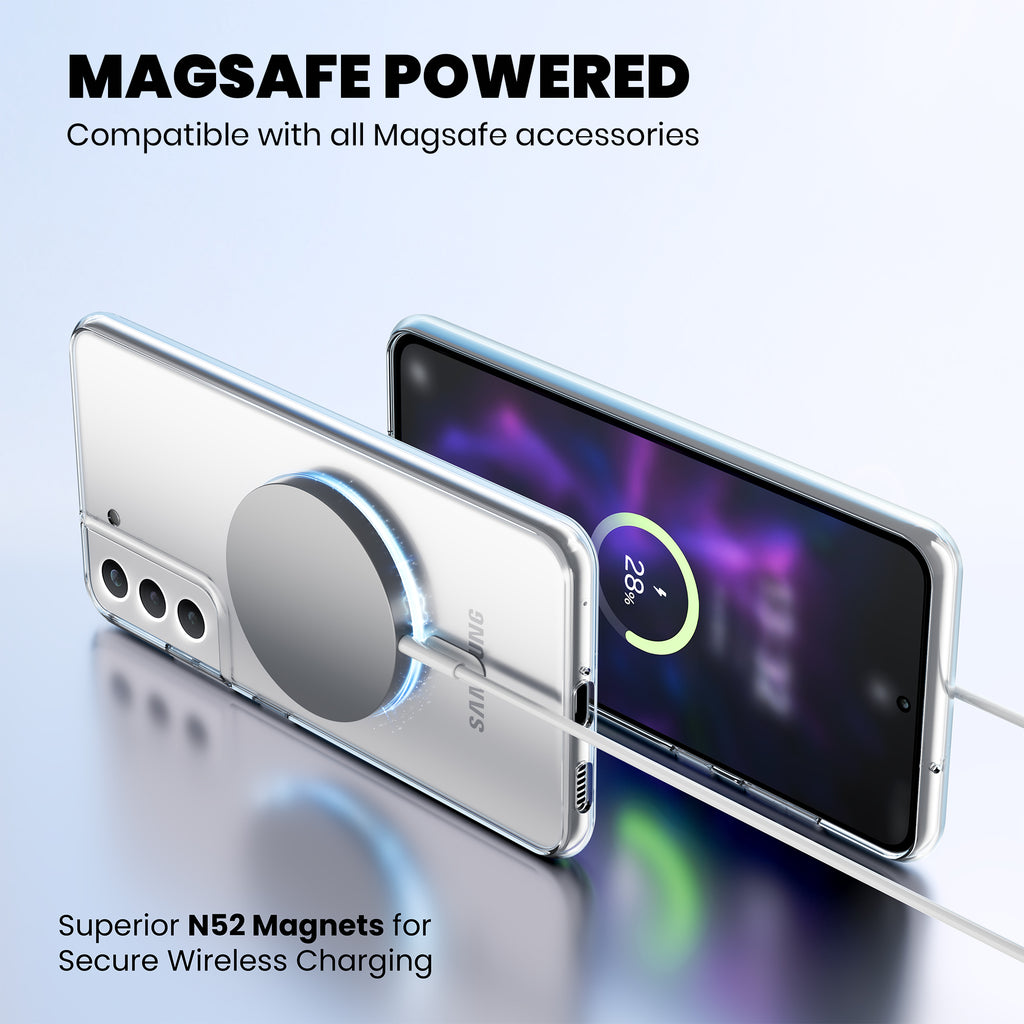 Anti-Yellow Magsafe Clear Case Samsung S Series