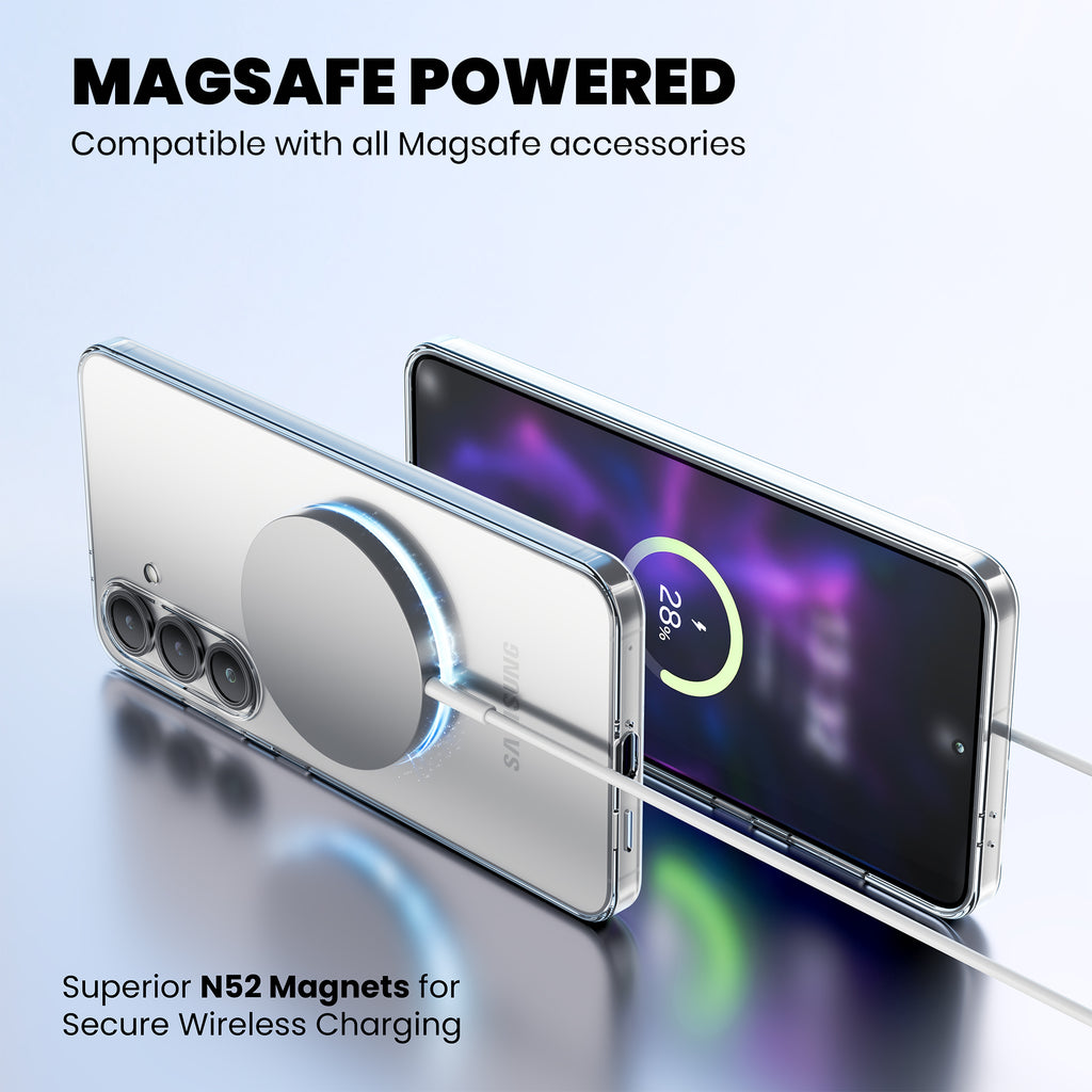 Anti-Yellow Magsafe Clear Case Samsung S Series