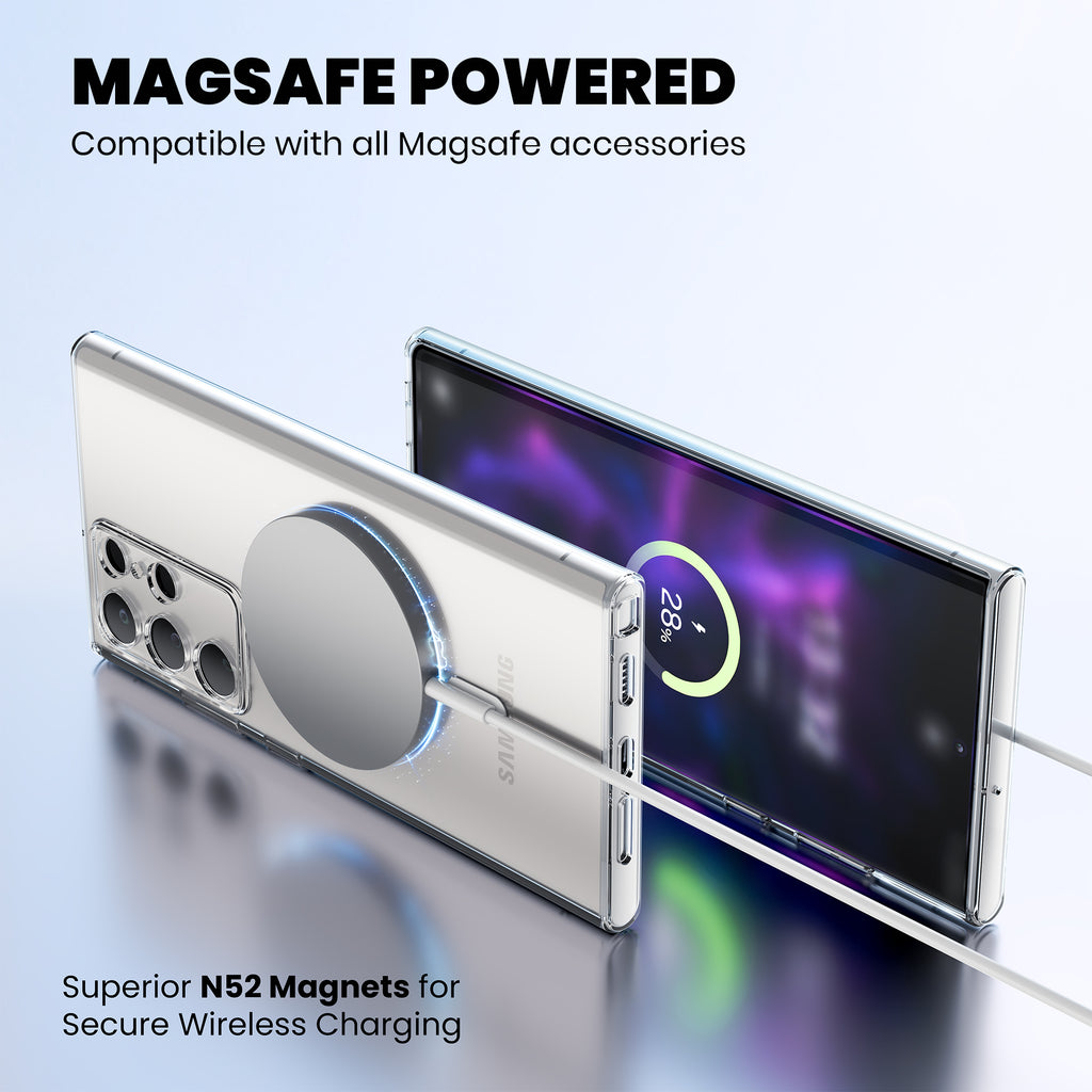 Anti-Yellow Magsafe Clear Case Samsung S Series