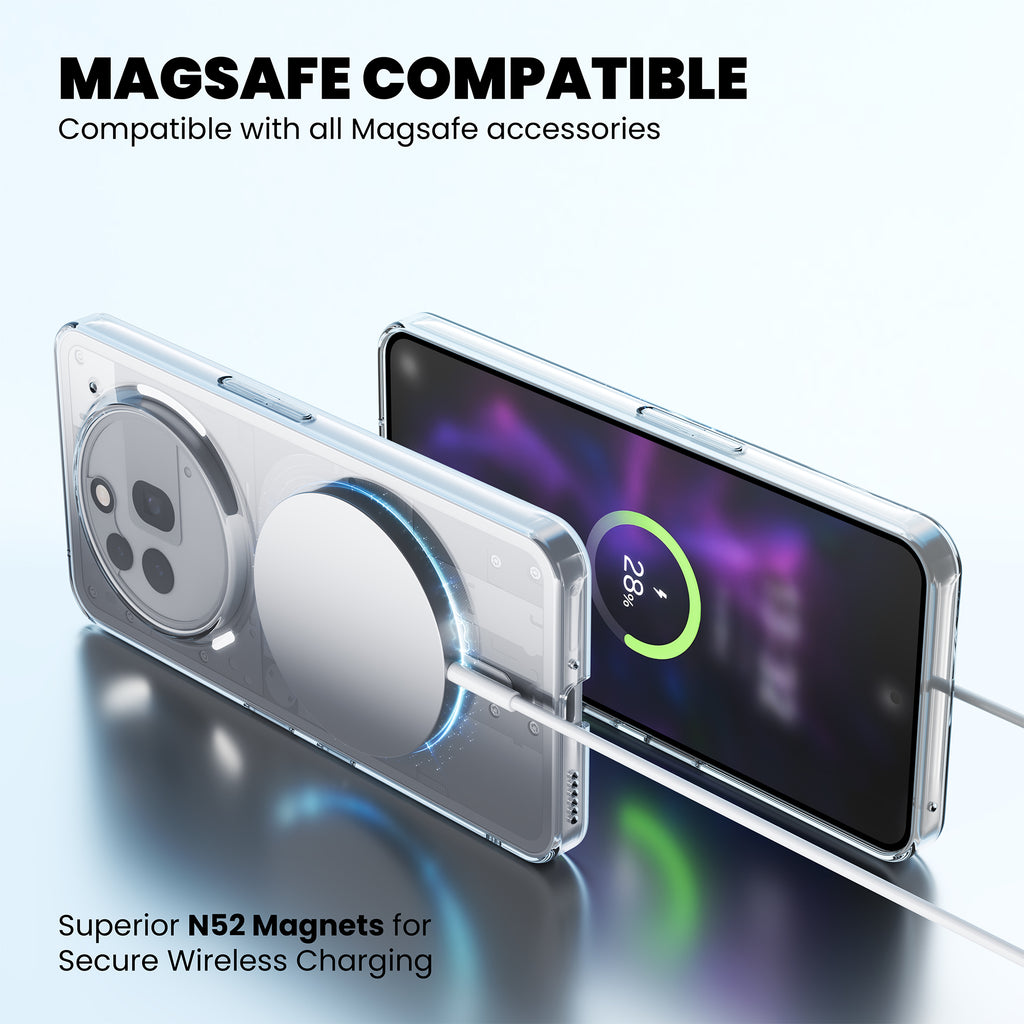 Anti-Yellow Magsafe Clear Case Nothing