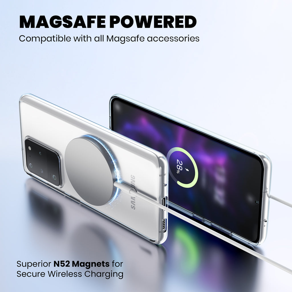 Anti-Yellow Magsafe Clear Case Samsung A Series