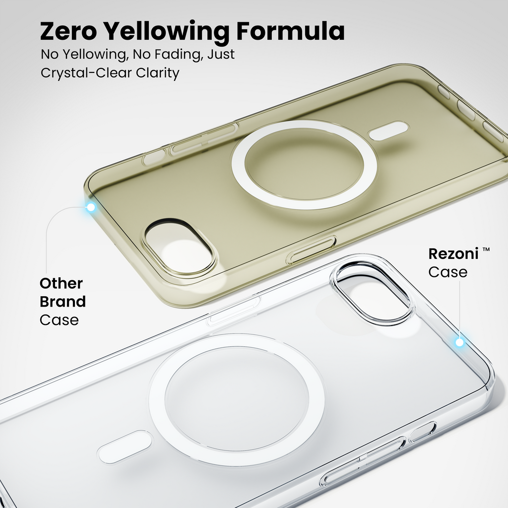 Anti-Yellow Magsafe Clear Case