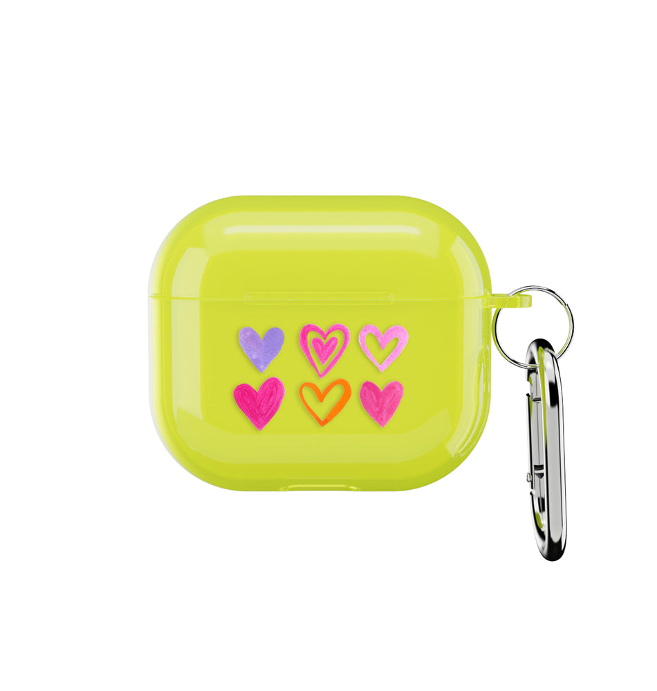 Floating Hearts - AirPods Gen 3