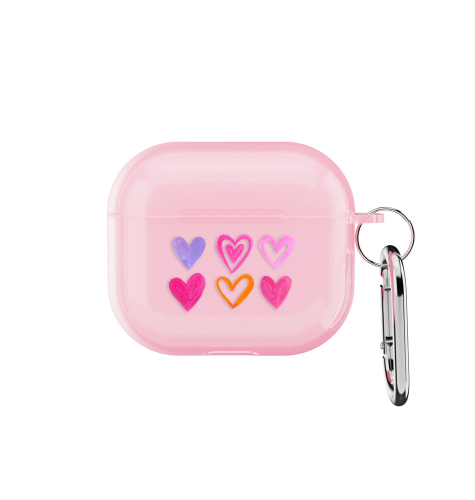 Floating Hearts - AirPods Gen 3