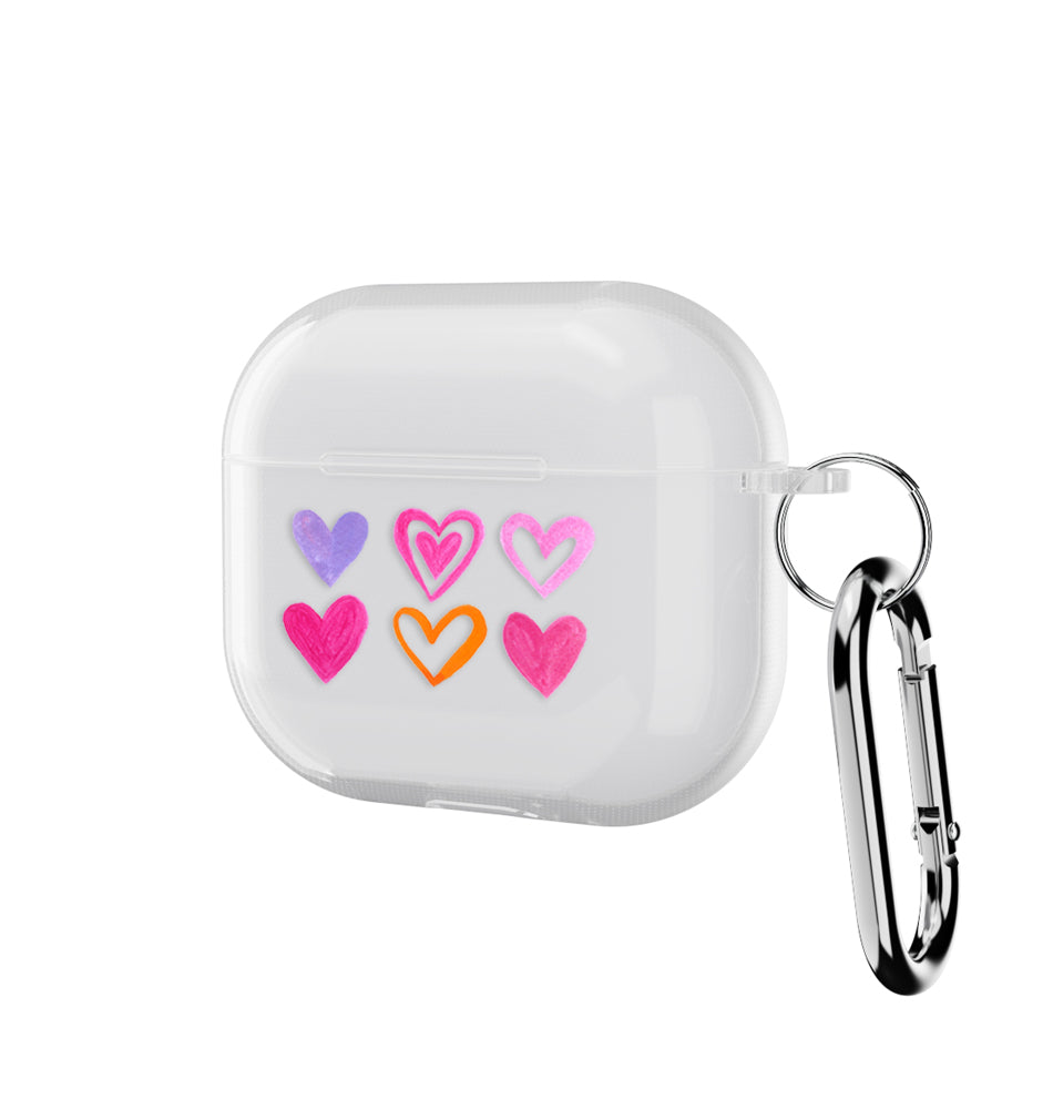 Floating Hearts - AirPods Gen 3