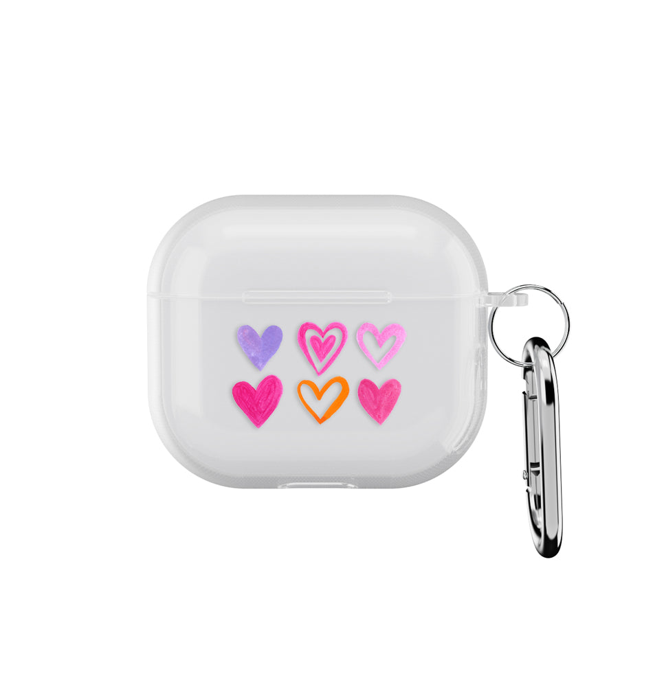 Floating Hearts - AirPods Gen 3