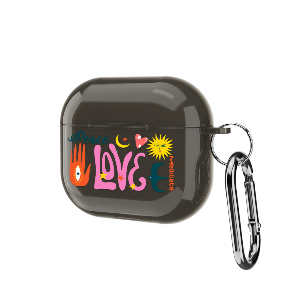 Peace Love Meditate - AirPods Gen 3