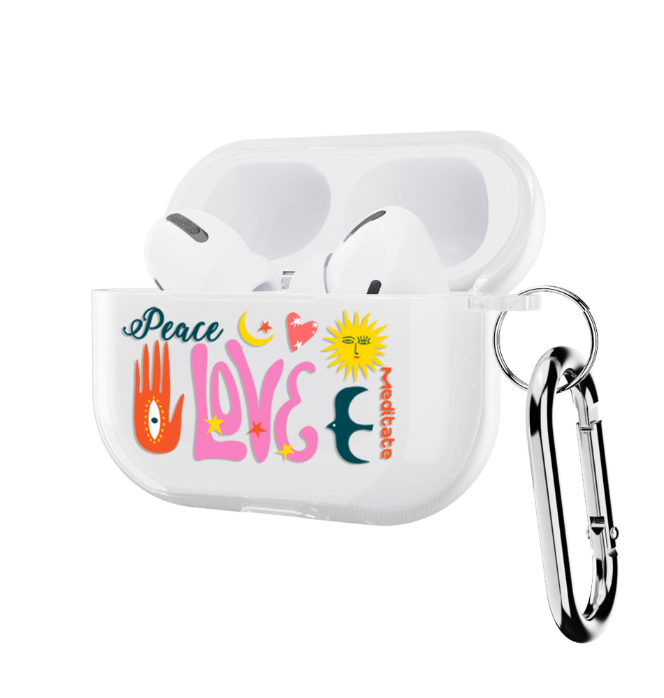 Peace Love Meditate - AirPods Pro
