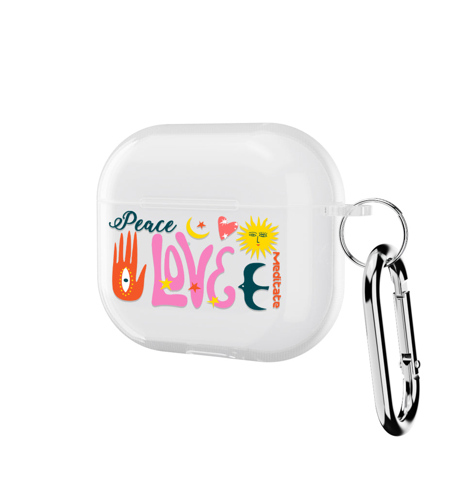 Peace Love Meditate - AirPods Gen 3